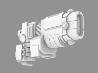Space Knights Death Ray Pistols 3D print model