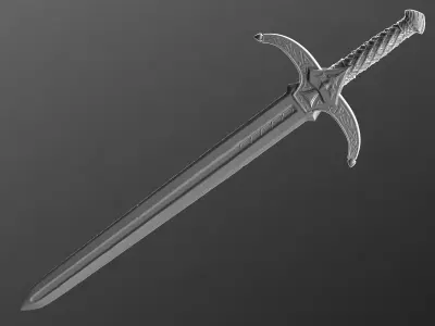 Fantasy Sword 3D model purchase