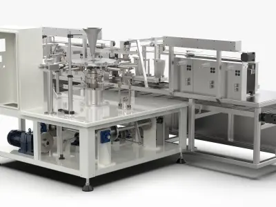Automatic Bag Packaging Machine 3D model