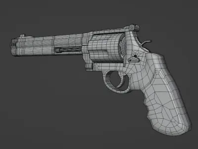 revolver 3D model 17