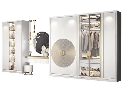 Furniture composition  Walk-in closet 99 part 2 3D model