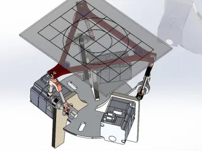 3DOF-Auto balancing table 3D model