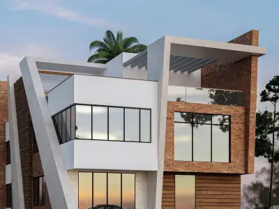 Modern Office Building 3D model purchase