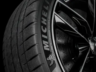 Michelin Pilot Sport 4S 265 40 ZR20 104Y 3D model