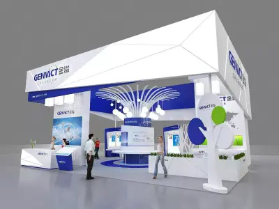 Exhibition - Size - 12X9-3DMAX2011-0017 3D model