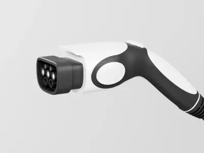 New Energy Electric Vehicle Charging Gun 3D model