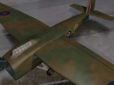 General Aircraft GAL-49 Hamilcar 3D model