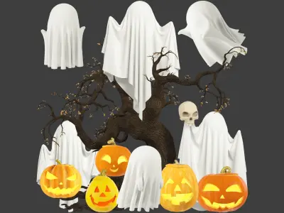 Halloween Collection V2 3D model