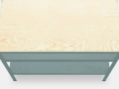 BROR workbench Low-poly 3D model