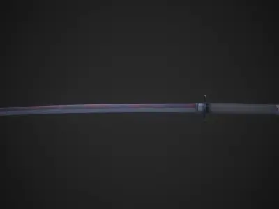 Tanjiro Sword Low-Poly 3D Model Free low-poly 3D model