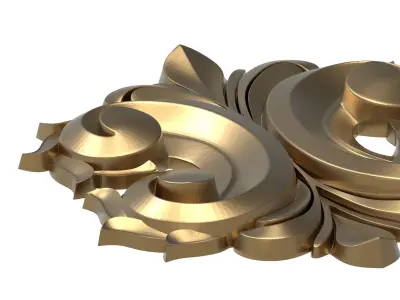  decorative pattern ready for 3D printing 3D model