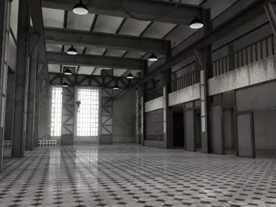 Abandoned Power Plant 3D model