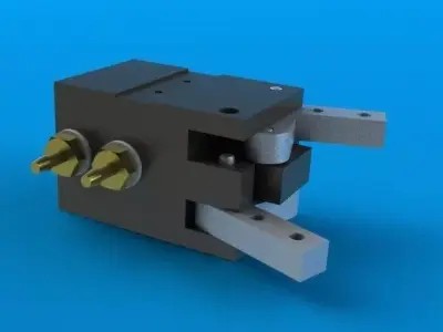 Angular Gripper Free 3D model