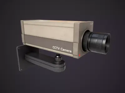 CCTV Camera Low-poly 3D model purchase