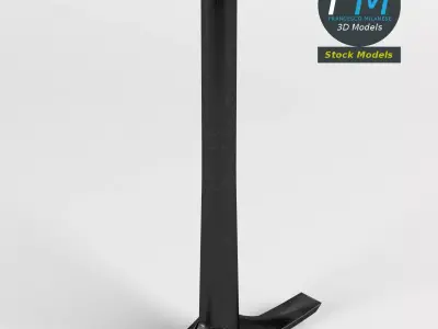 Dual head hoe 3D model