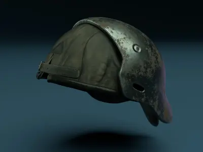 Gaede Steel Helmet - WW1 Low-poly 3D model