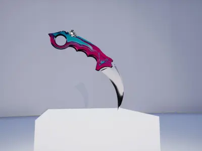 Simple Karambit Knife Free 3D model