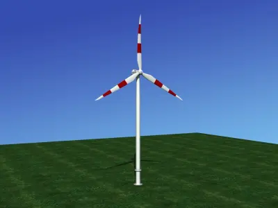 Nordex Wind Turbine 3D model