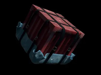PUBG Supply Crate Free 3D model