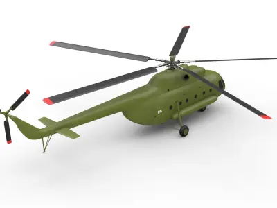 heavy lift helicopter 3D model purchase