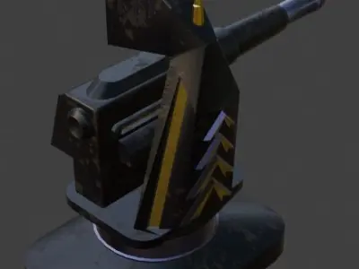 TD Tower 0017 Low-poly 3D model