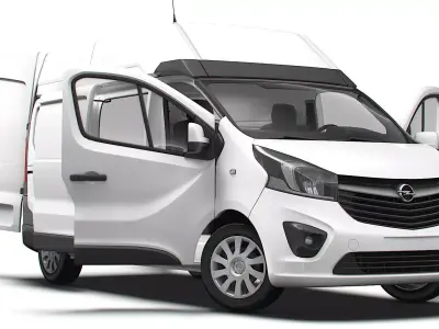 Opel Vivaro Van L2H2 HQInterior 2019 3D model