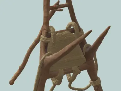 korean carring tool  Free 3D model