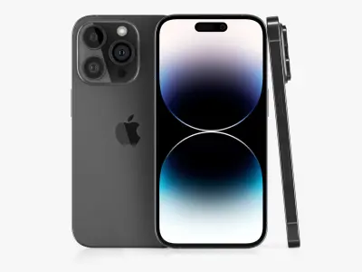 Apple Electronics Collection 2022 v2 iphone 14 pro 3D model