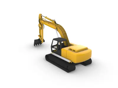 Excavator 3D model buy