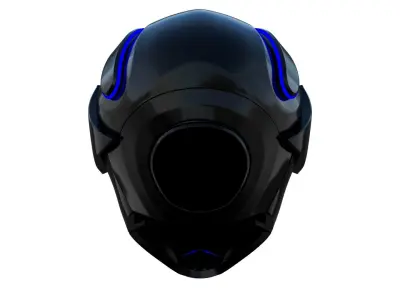 TRON Helmet 3D model