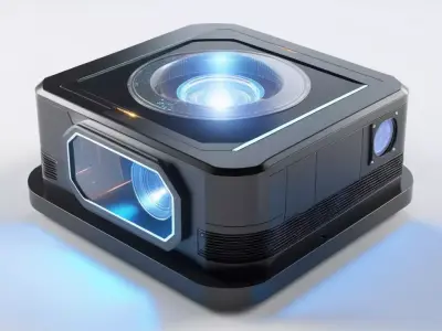 SciFi Holographic Display Projector 3D model