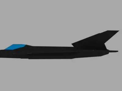 Fighter jet 3D model by BAYUAjiSTUDIO