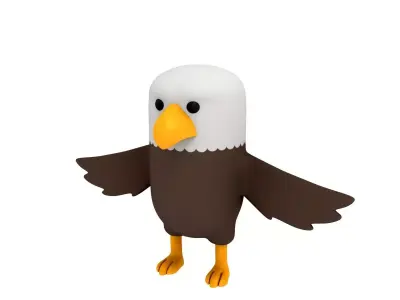 Eagle Character 3D model