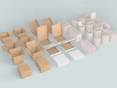 Box Collection  3D model