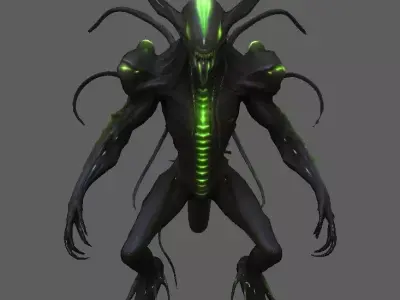 Creature 3D model 2