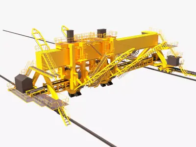 retomadora ponte 3D model