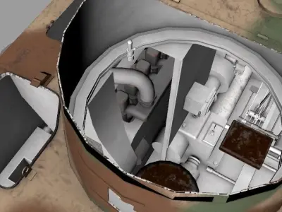 Type-95 So-ki with interior 3D model