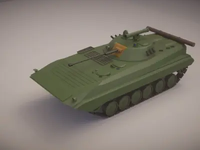 Simple BMP-2 IFV Low-poly 3D model