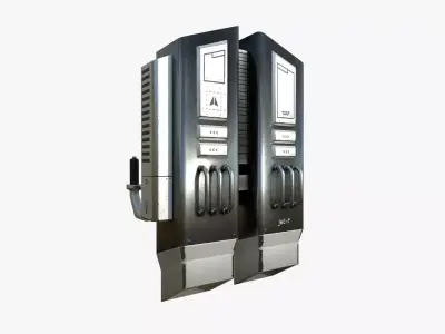 Jetpack F07 Steel - SciFi Character Design Low-poly 3D model