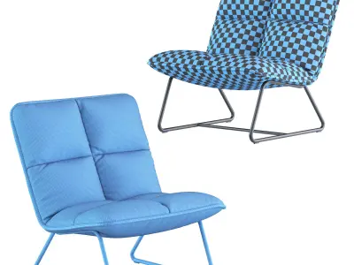 Must Living Kids Lounge Chair Cloud 3D model