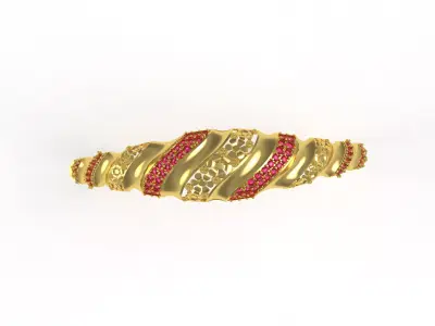 Art Deco Bracelet 44 3D print model