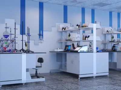 Laboratory Small 3D model