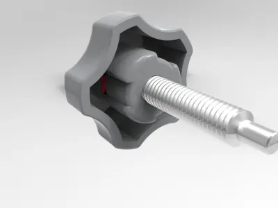 Adjusting knob Free 3D model