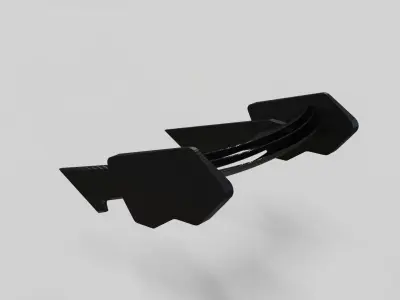 spoiler wing auto garage tuning  3D model
