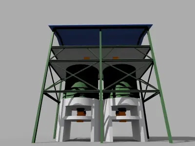 concentrate product bin 3D model