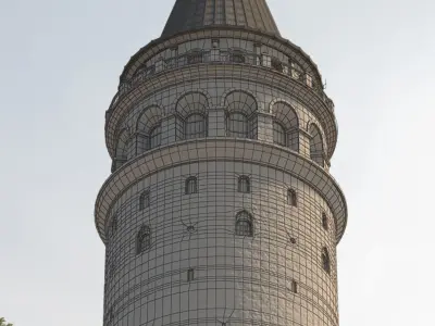 Galata Tower 3D model purchase