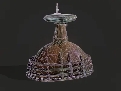 Metal Valve Low-poly 3D model