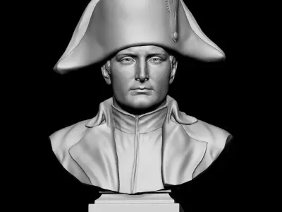 Napoleon Buonaparte v2 With hat 3D print model
