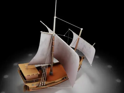 Small Ship 3D model purchase
