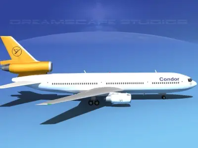 Douglas DC-10 Condor 3D model
